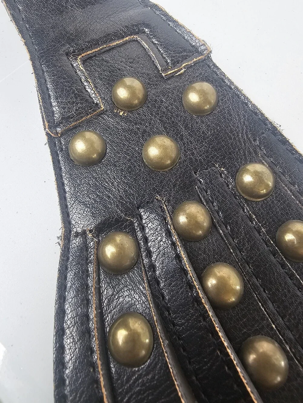 Multi-Strand Belt Studded Gold Brown Statement Piece Y2K Retro READ